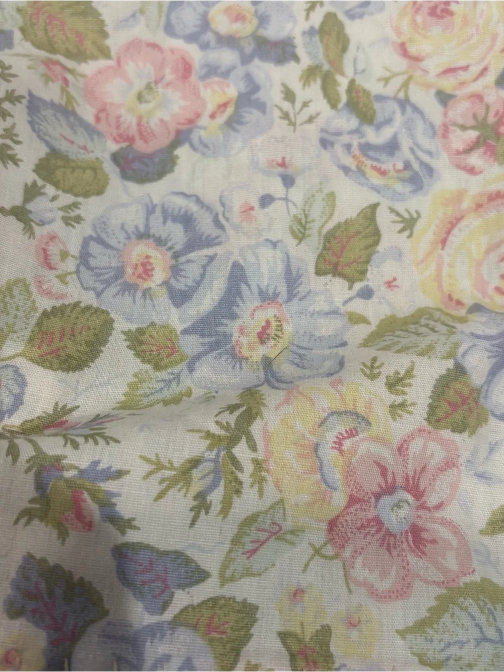 Vtg Laura Ashley Sycamore Quartet Floral Valance 18x83” Yellow Pink Cottagecore